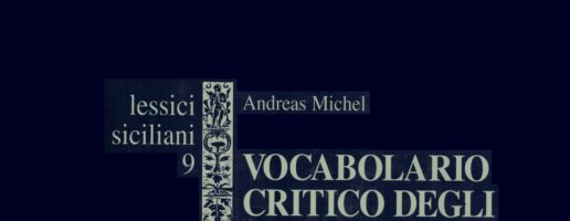 Michel Andreas | Vocabolario critico degli ispanismi siciliani