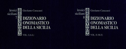 Caracausi Girolamo | Dizionario onomastico della Sicilia. Vol. II