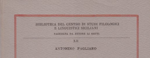 BIBLIOTECA DEL CENTRO STUDI FILOLOGICI E LINGUISTICI SICILIANI