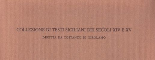 Giuliano Gasca Queirazza, S.J. | Meditacioni di la vita di Christu