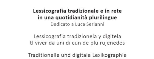 Convegno internazionale “Lessicografia tradizionale e in rete in una quotidianità plurilingue” – Bolzano 30 e 31 marzo 2023