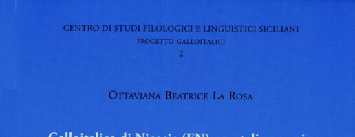OTTAVIANA B. LA ROSA –  Galloitalico di Nicosia e metalinguaggio popolare in una raccolta lessicografica di Antonino Campione – PROGETTO GALLOITALICI 2/2022